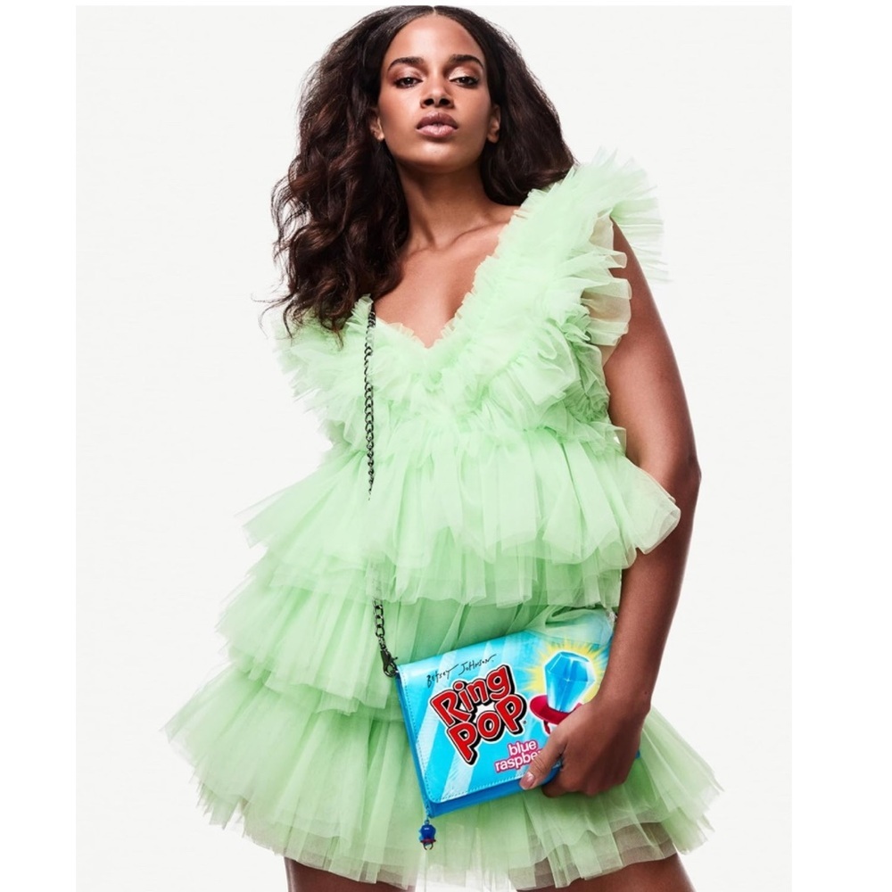 NWT Betsey Johnson Ring Pop clutch w built in wallet - Picture 8 of 9